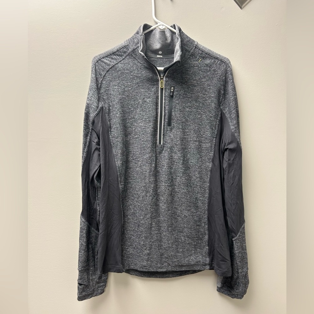 Lululemon Men’s Pullover Quarter Zip Grey Athletic‎ Sweater